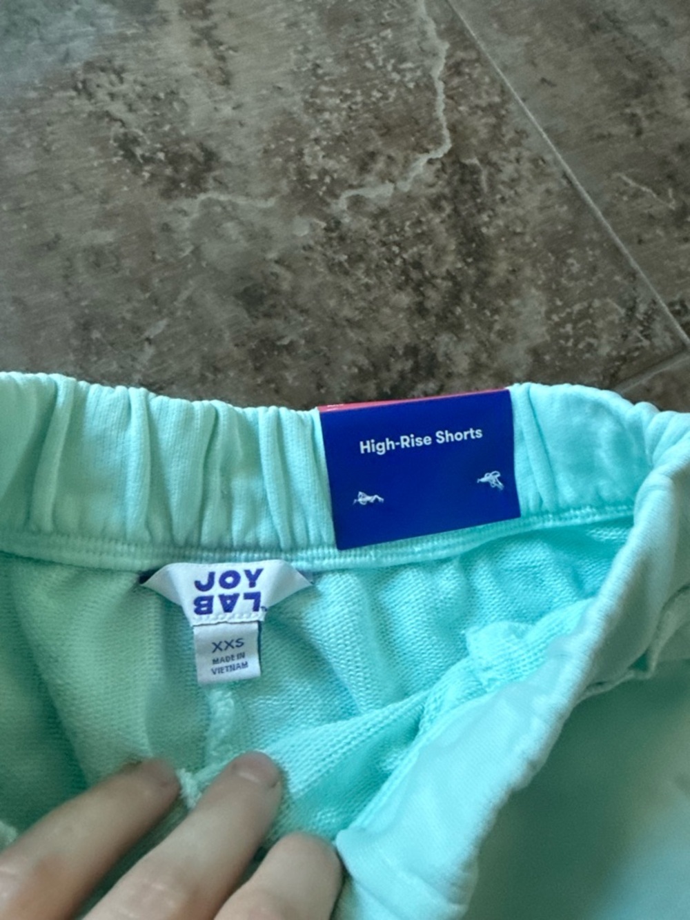 🥒Women’s Light Aqua Drawstring Shorts - Picture 6 of 9